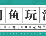 龟课·闲鱼项目玩法实战班第12期,操作10天左右利润有8000元细节玩法-私藏资源社