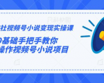 火神社视频号小说变现实操课:0基础手把手教你操作视频号小说项目-私藏资源社