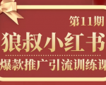 狼叔小红书爆款推广引流训练课第11期,手把手带你玩转小红书-私藏资源社