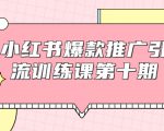 小红书爆款推广引流训练课第十期,手把手带你玩转小红书,轻松月入过万-私藏资源社