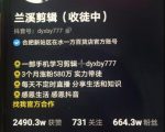 兰溪抖音混剪:一部手机学习剪辑,3个月涨粉580万-私藏资源社