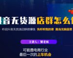 蟹老板·抖音无货源店群怎么做，吊打市面一大片《抖音无货源店群》的课程-私藏资源社