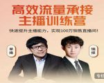 高效流量承接主播训练营:快速提升主播能力,实现100万销售直播间-私藏资源社