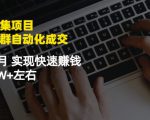 虚拟图集项目:矩阵站群自动化成交,3-5个月实现快速赚钱月入1W+左右-私藏资源社