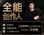 王松傲寒·全能创作人思维课,帮你打造创作人IP,全面提升导演思维-私藏资源社