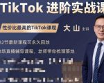 大山老师TikTok进阶实战课:账号详解,流量运营,实战变现,助力你成功出海-私藏资源社