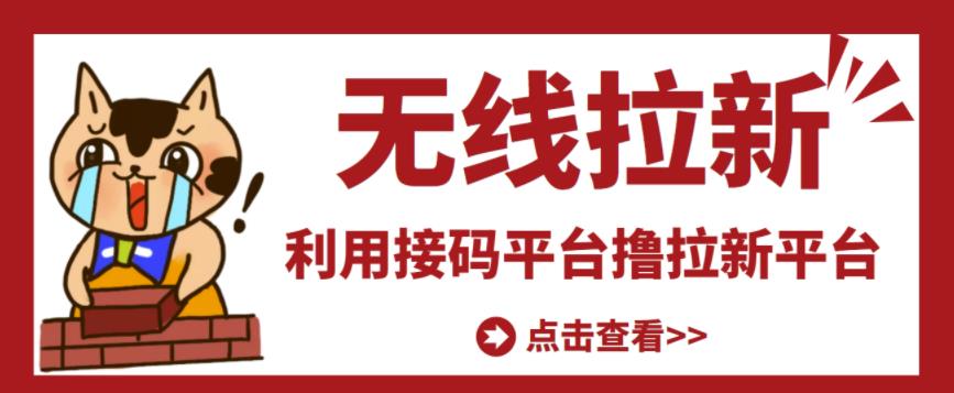 最新接码无限拉新项目，利用接码平台赚拉新平台差价，轻松日赚500+-私藏资源社