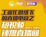 尼克派·工业化思维下的直播电商之短视频锤爆直播间,听话照做执行爆单-私藏资源社