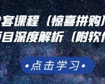 京东撸货全套课程(惊喜拼购),京东撸货项目深度解析(附软件)-私藏资源社