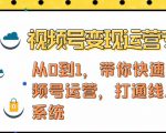 视频号变现运营,视频号+社群+直播,铁三角打通视频号变现系统-私藏资源社