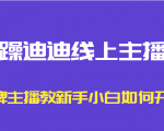 暴躁迪迪线上主播课,金牌主播教新手小白如何开播-私藏资源社