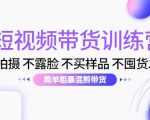 短视频带货训练营:不拍摄 不露脸 不买样品 不囤货发货 简单粗暴混剪带货(第三期)-私藏资源社