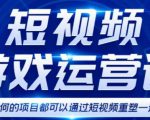 短视频游戏赚钱特训营,0门槛小白也可以操作,日入1000+-私藏资源社