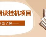 全自动阅读挂机项目，号称单窗10r，全套脚本+教程，小白上手简单-私藏资源社
