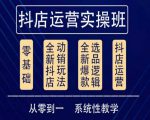 他创传媒·抖音小店系统运营实操课，从零到一系统性教学，抖店日出千单保姆级讲解-私藏资源社