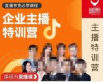 曾仕涵·企业主播特训营，每个老板都应该会直播带货，每家企业都应该有主播团队-私藏资源社