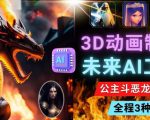 利用未来Ai工具LeiaPix,静态图转换3D动画,Lexica和Chat GPT制作精彩视频-私藏资源社