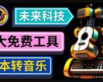 抢先体验未来Ai科技-文本转音乐工具,只需输入文字描述,即可创作歌曲和音乐-私藏资源社