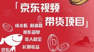 京东视频带货项目+图文带货种草,成本低,利润高,操作简单收入稳定-私藏资源社