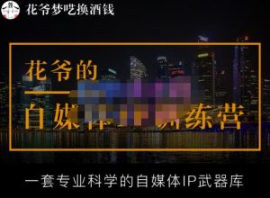 花爷的自媒体IP训练营【14期】,一套专业科学的自媒体IP武器库(更新2023年3月)-私藏资源社