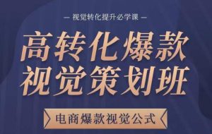 高转化爆款视觉策划班,电商爆款视觉公式,视觉转化提升必学课-私藏资源社