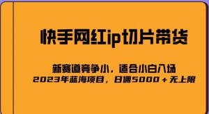 2023爆火的快手网红IP切片,号称日佣5000+的蓝海项目,二驴的独家授权-私藏资源社