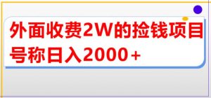 外面收费2w的直播买货捡钱项目,号称单场直播撸2000+【详细玩法教程】-私藏资源社