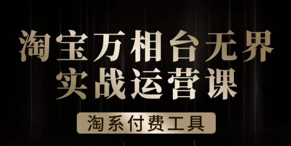 沧海·淘系万相台无界实战运营课，万相台无界实操全案例解析-私藏资源社