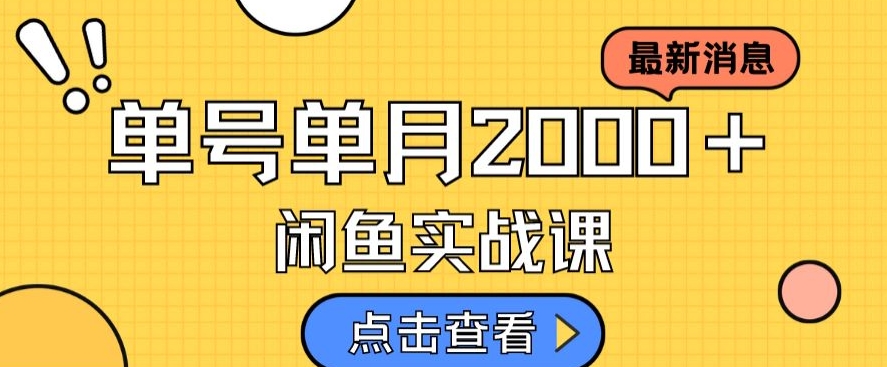 最新闲鱼日入500＋，虚拟资料变现喂饭级讲解-私藏资源社