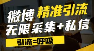 微博最新引流技术,软件提供博文评论采集+私信实现精准引流【揭秘】-私藏资源社