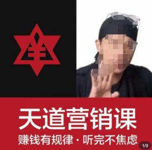 天道老阮-天道营销课,赚钱有规律,听完不焦虑-私藏资源社