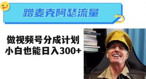 蹭麦克阿瑟热点,做视频号分成计划,小白三分钟一条日入300+【揭秘】-私藏资源社