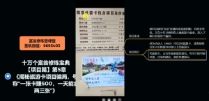 十万个富翁修炼宝典之5.揭秘旅游卡项目骗局,号称“一张卡赚500,一天能卖两三张”-私藏资源社