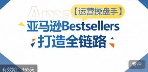 运营操盘手!亚马逊Bestsellers打造全链路,选品、Listing、广告投放全链路进阶优化-私藏资源社