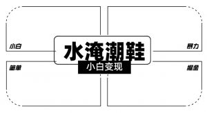 2024全新冷门水淹潮鞋无人直播玩法,小白也能轻松上手,打爆私域流量,轻松实现变现【揭秘】-私藏资源社