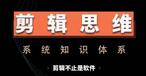 剪辑思维系统课,从软件到思维,系统学习实操进阶,从讲故事到剪辑技巧全覆盖-私藏资源社