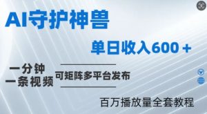 制作各省守护神,100多W播放量的视频只需要1分钟就能完成【揭秘】-私藏资源社