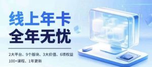 老陶电商线上年卡,拼多多、抖音,两大平台100+节课程-私藏资源社